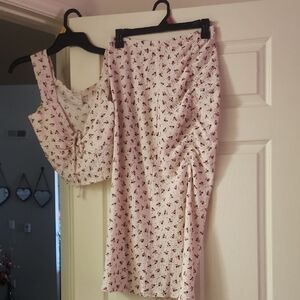 Floral Print Women's Skirt